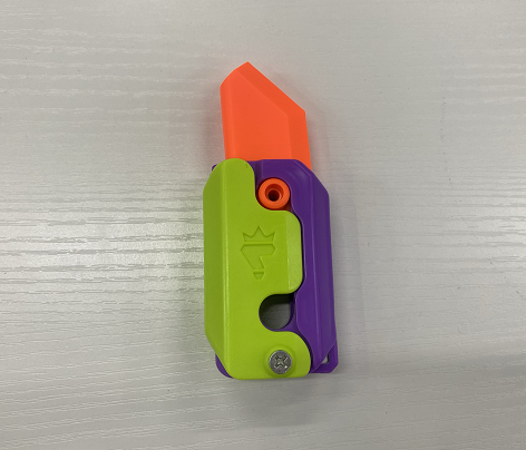 Gravity Cub Jumping Radish Knife - 3D Printing Decompression Toy