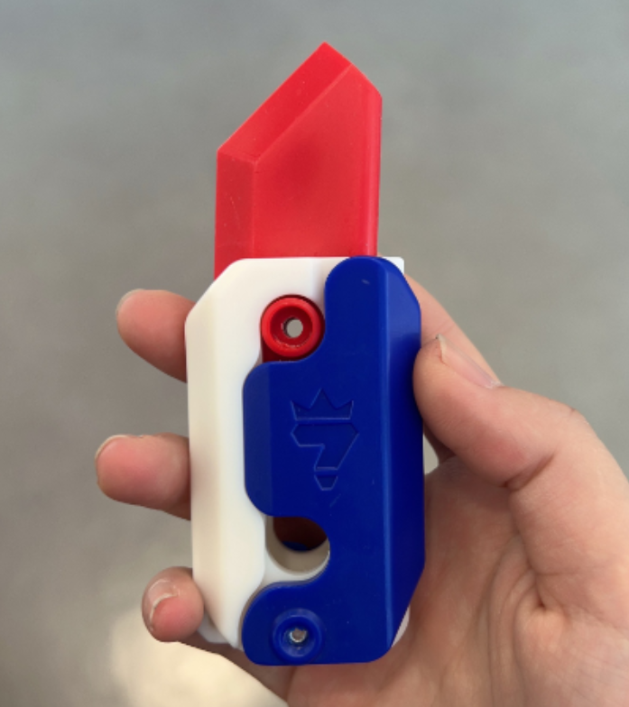 Gravity Cub Jumping Radish Knife - 3D Printing Decompression Toy