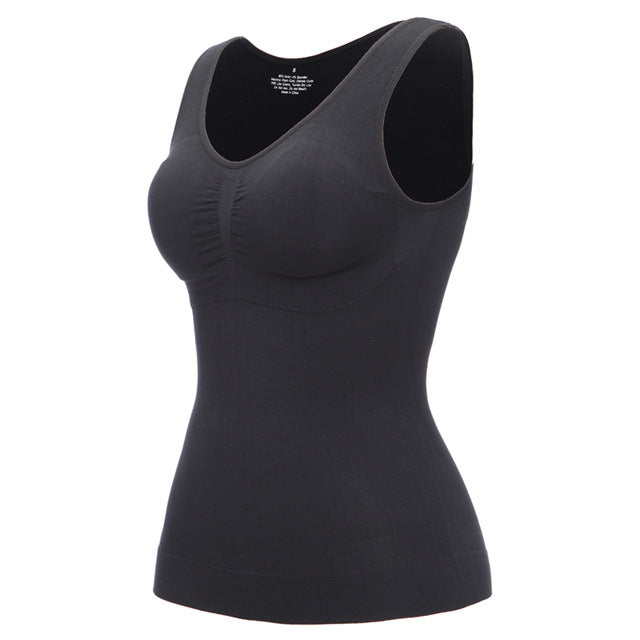 Body Shaping Clothes Underwired Padded Belly Contracting Sports Vest