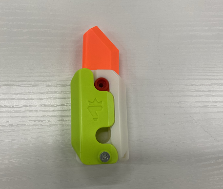 Gravity Cub Jumping Radish Knife - 3D Printing Decompression Toy