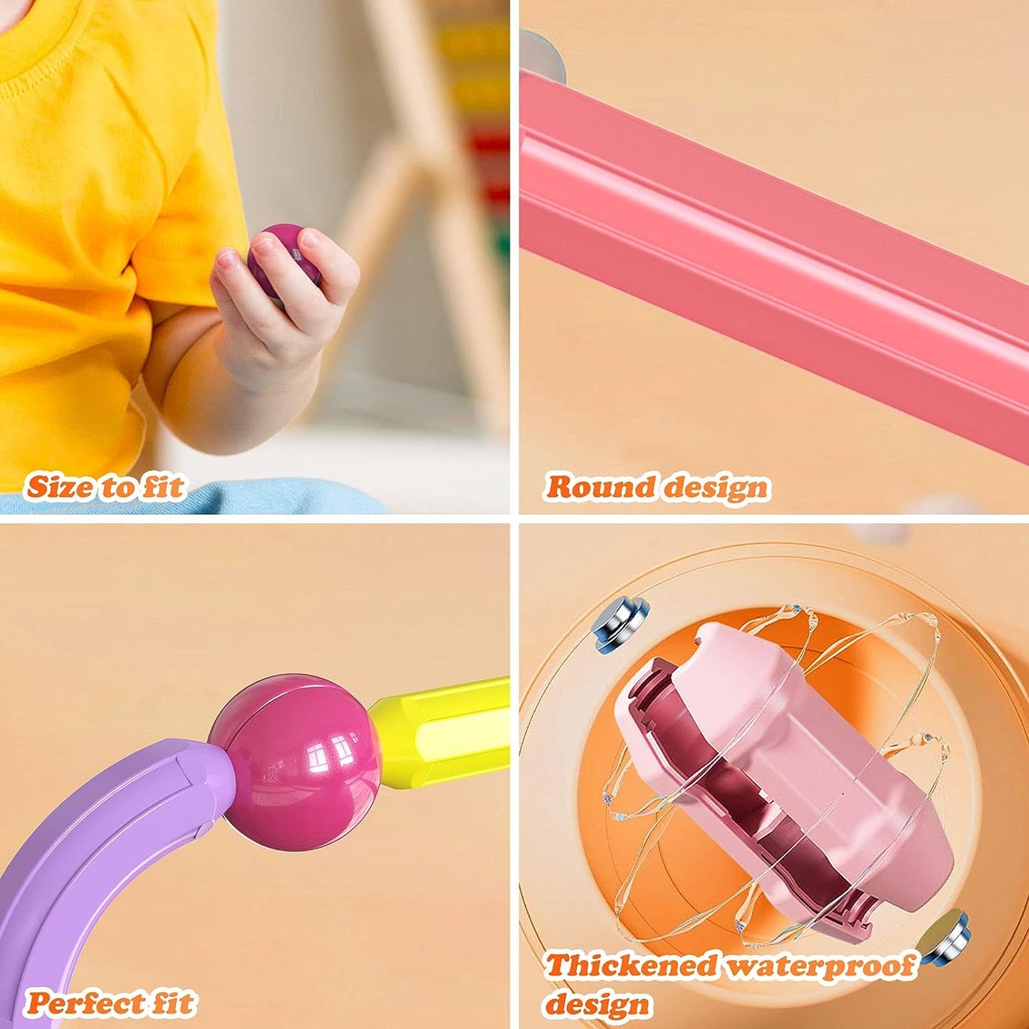 Magnetic Building Blocks Set For Kids Ages 3, STEM Construction 3D Stacking Magnetic Toys For Boys And Girls,Magnetic Sticks And Balls Game Set