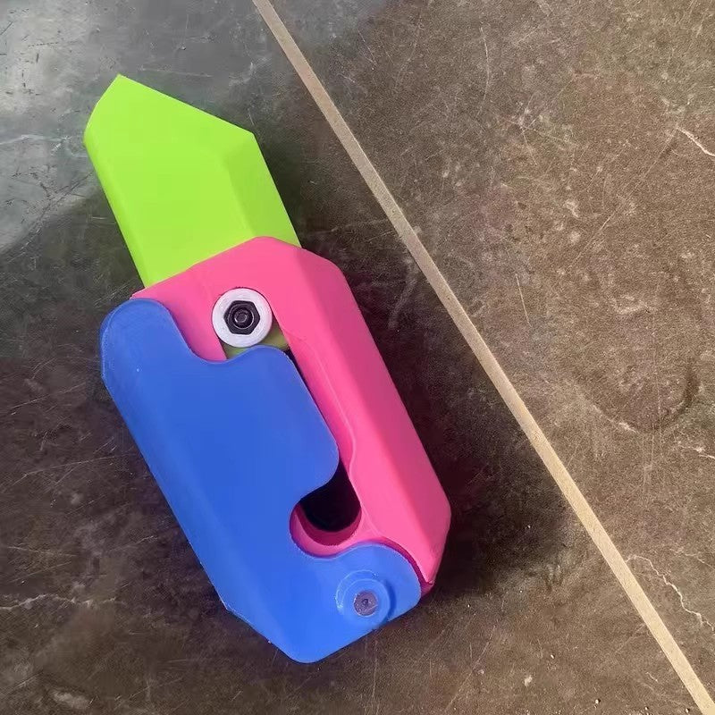 Gravity Cub Jumping Radish Knife - 3D Printing Decompression Toy